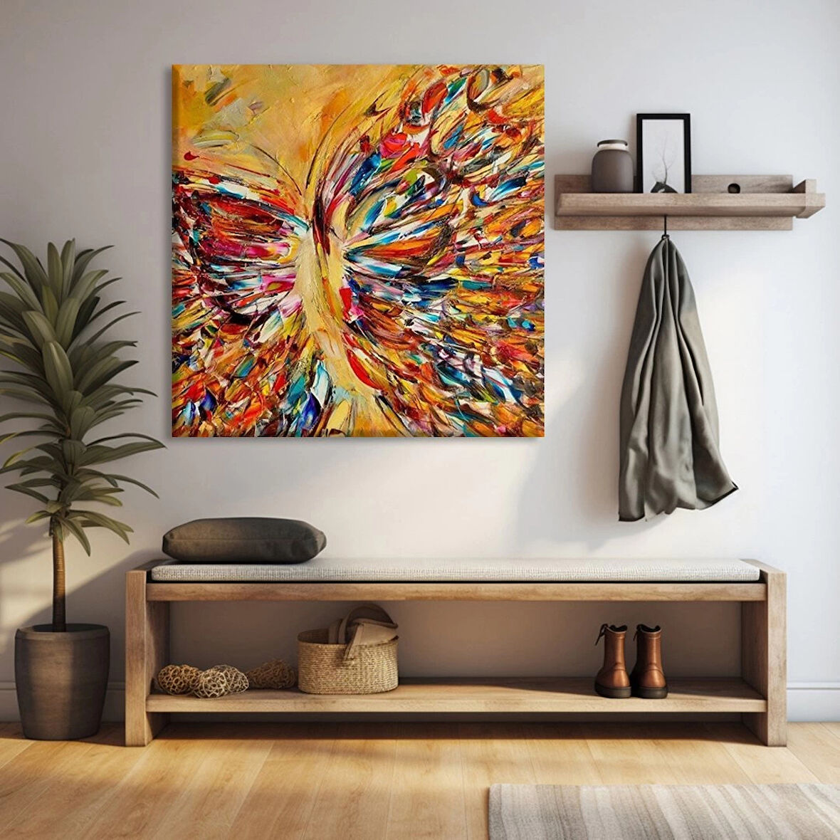 Saklı Renkler Kanvas Tablo