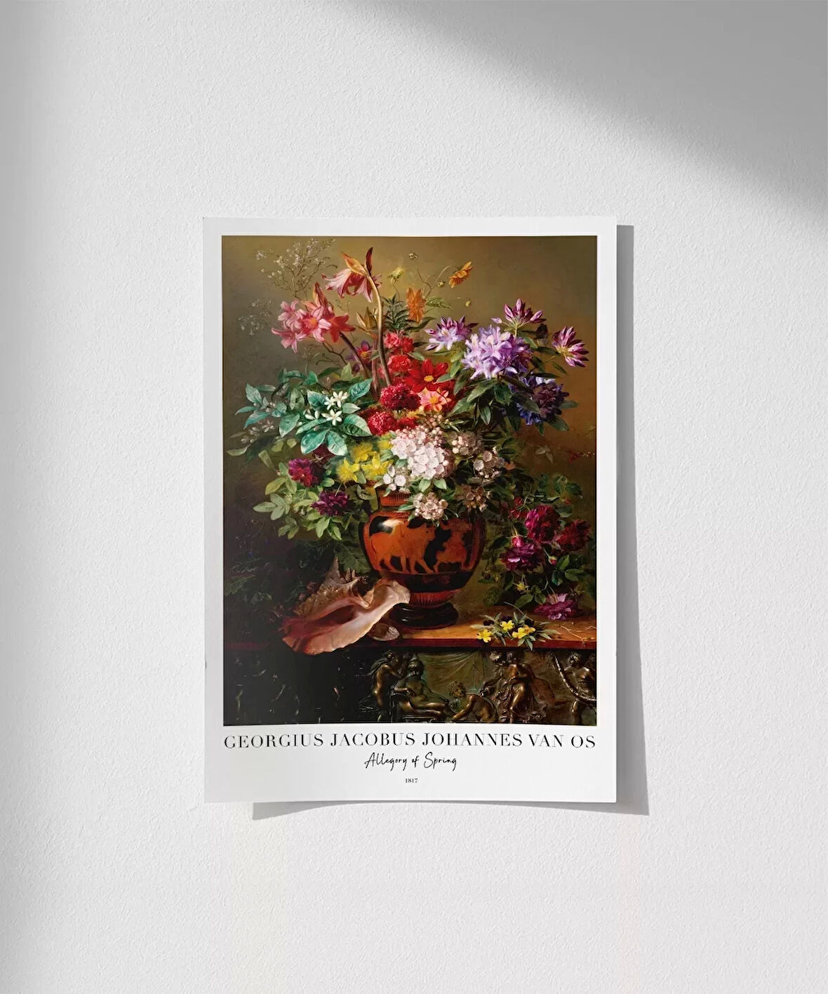 Çerçevesiz Poster Georgius Jacobus Johannes Van Os Bahar Alegorisii
