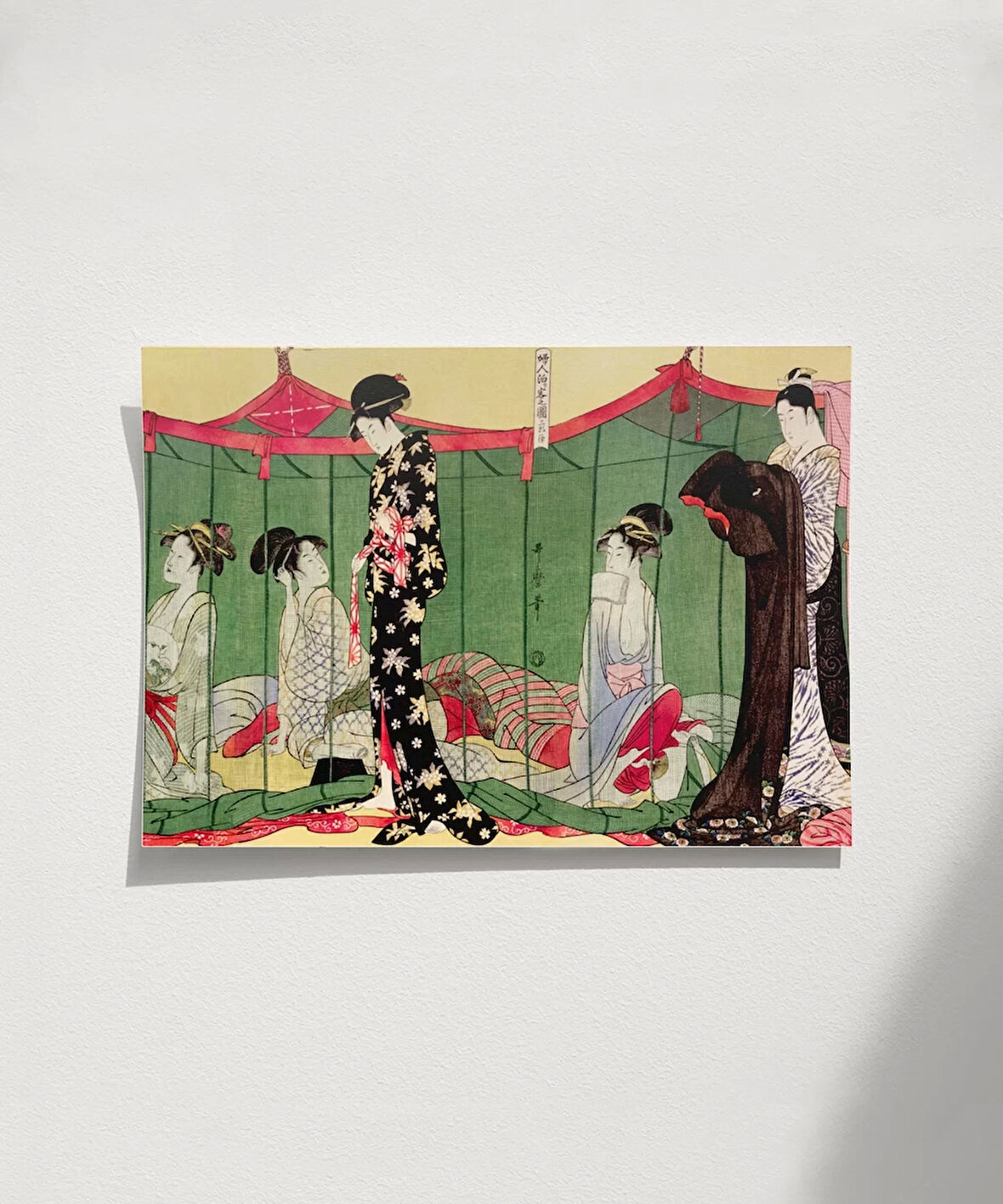 Çerçevesiz Poster Japon Kültürünün Dokusu