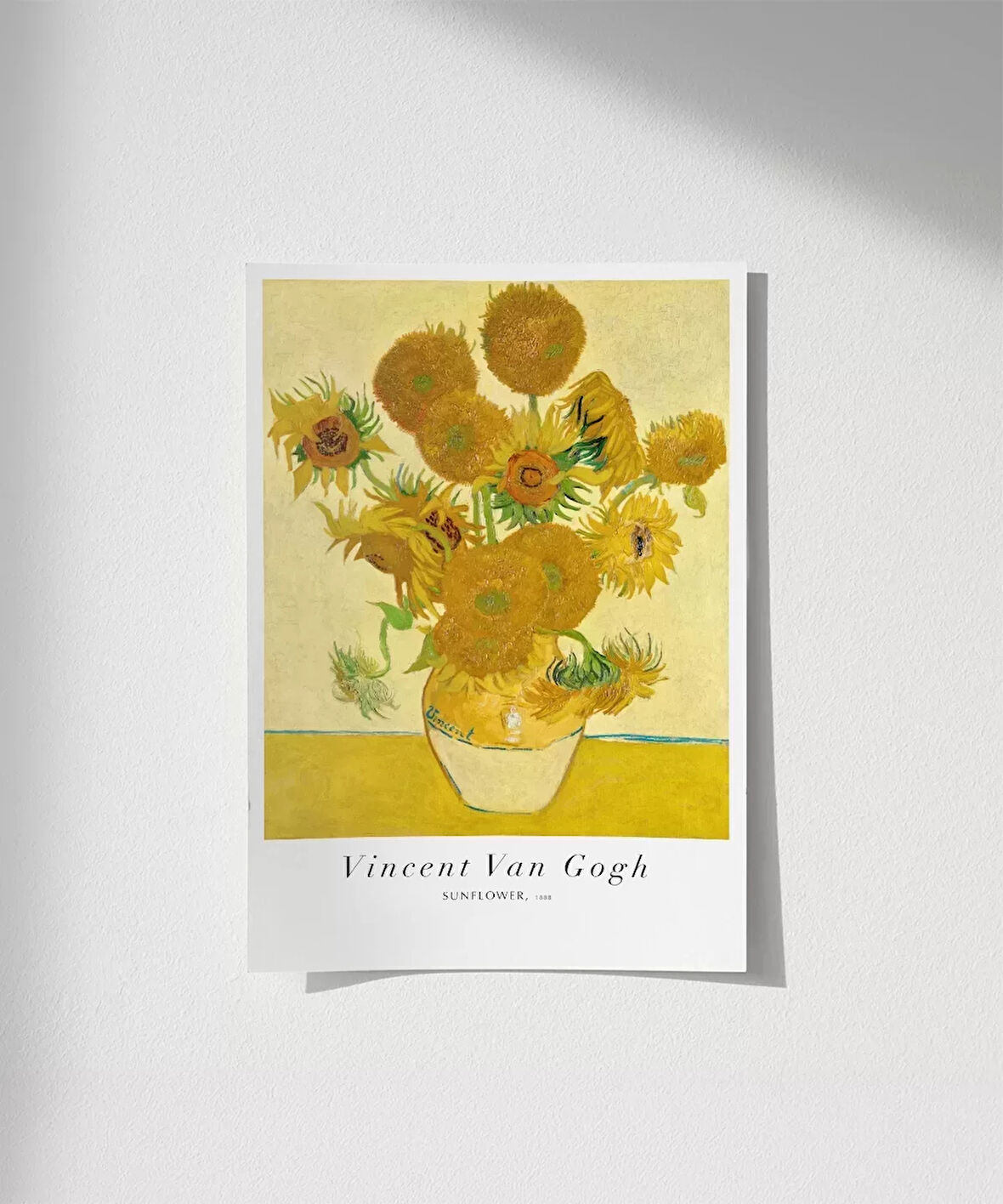 Çerçevesiz Poster Van Gogh Ayçiçekleri