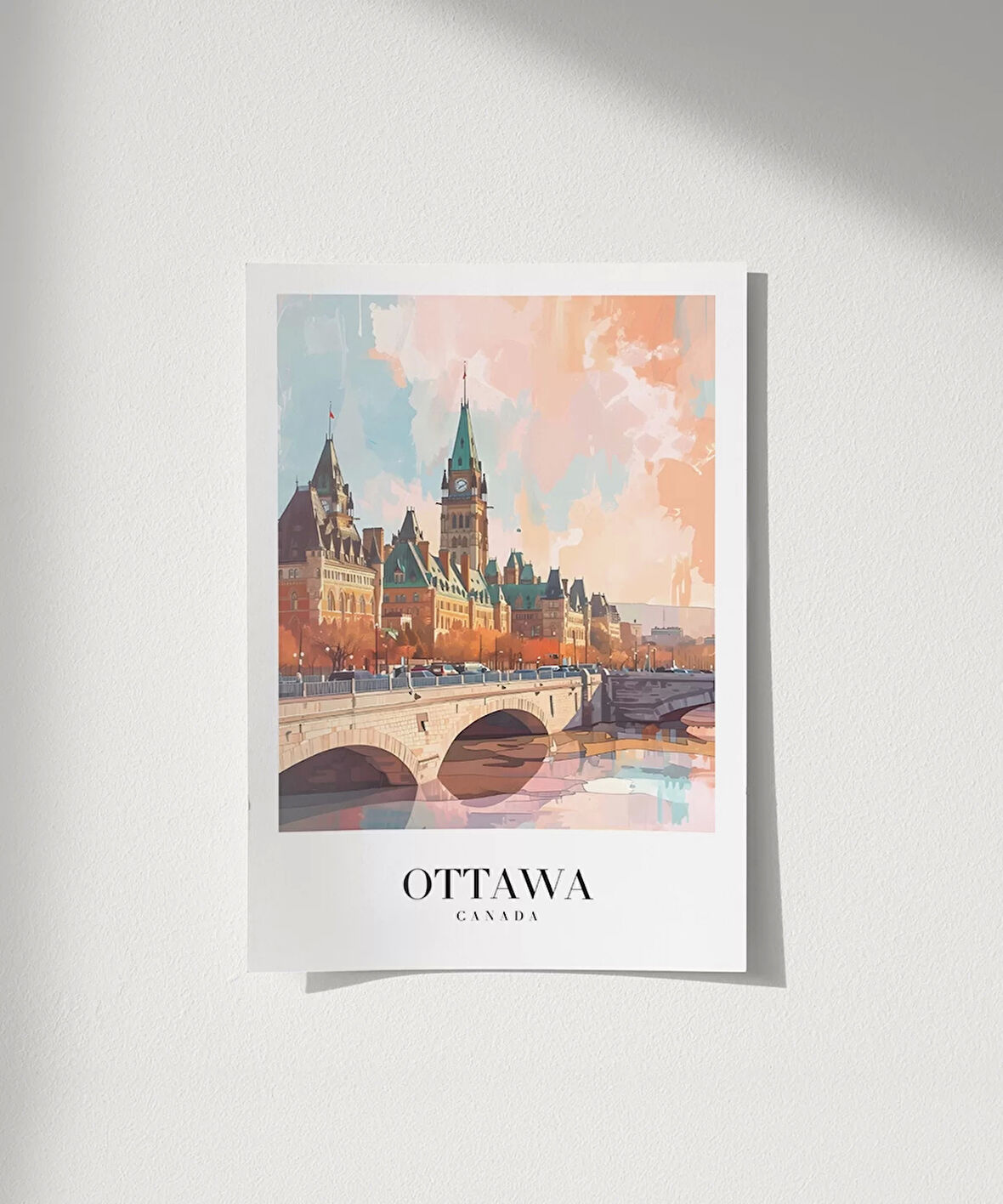 Çerçevesiz Poster Kanada Ottawa i