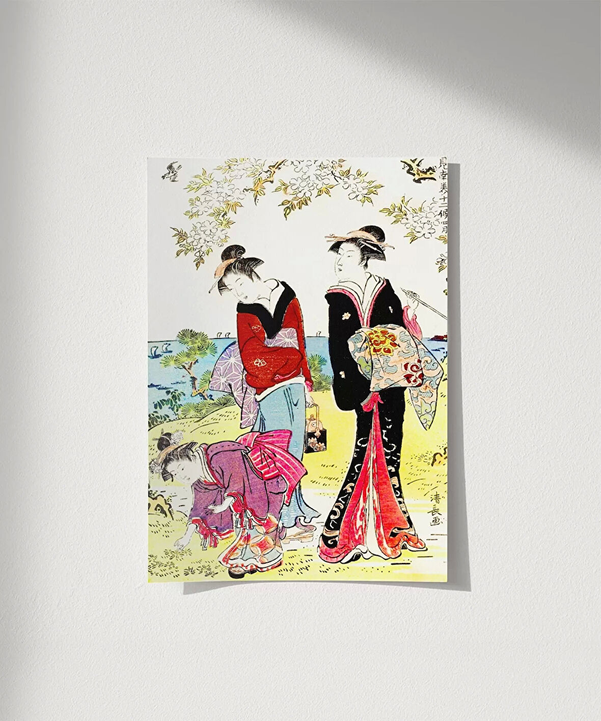 Çerçevesiz Poster Hanami Yürüyüşü