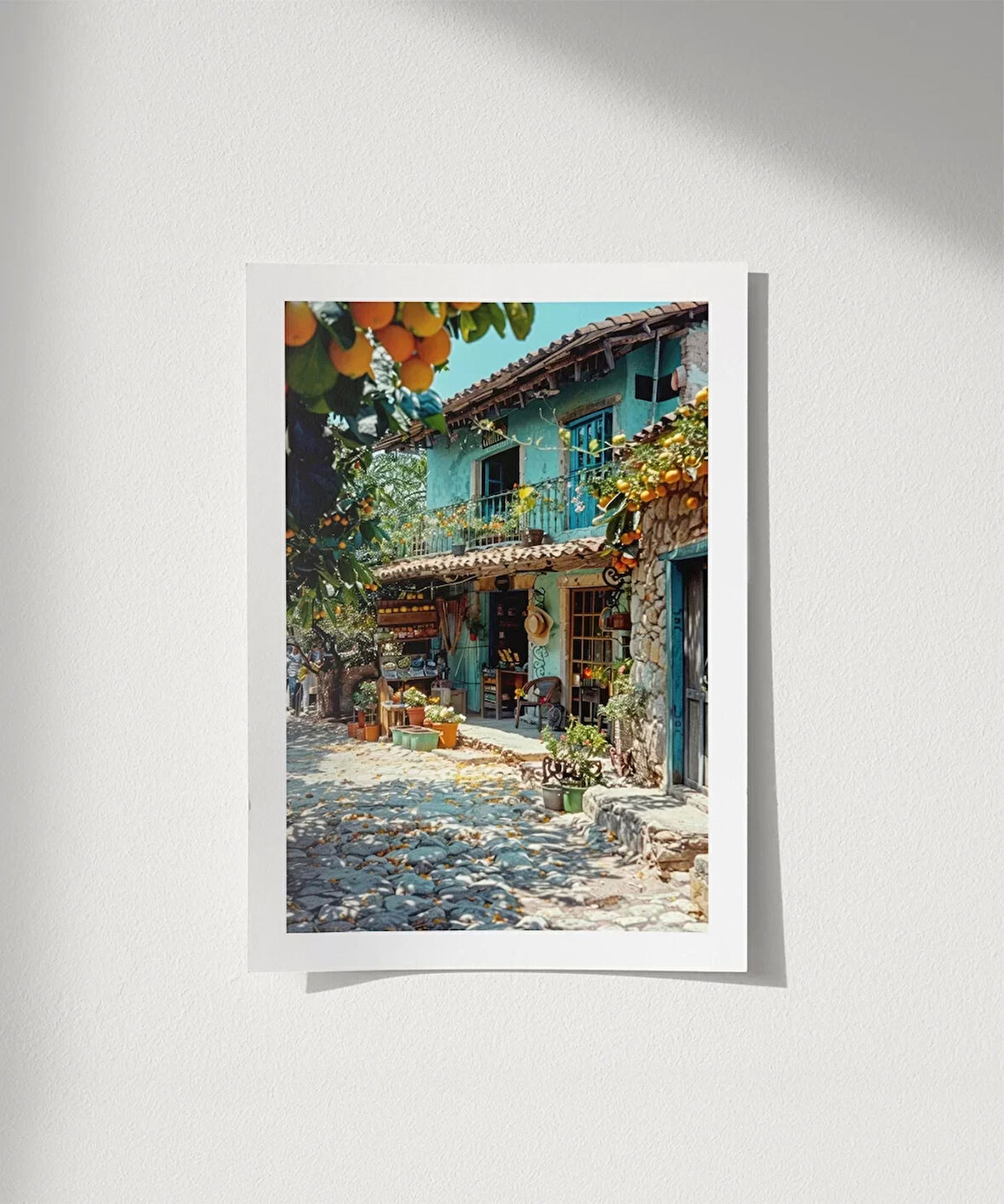 Çerçevesiz Poster Taş Sokakların Huzuru