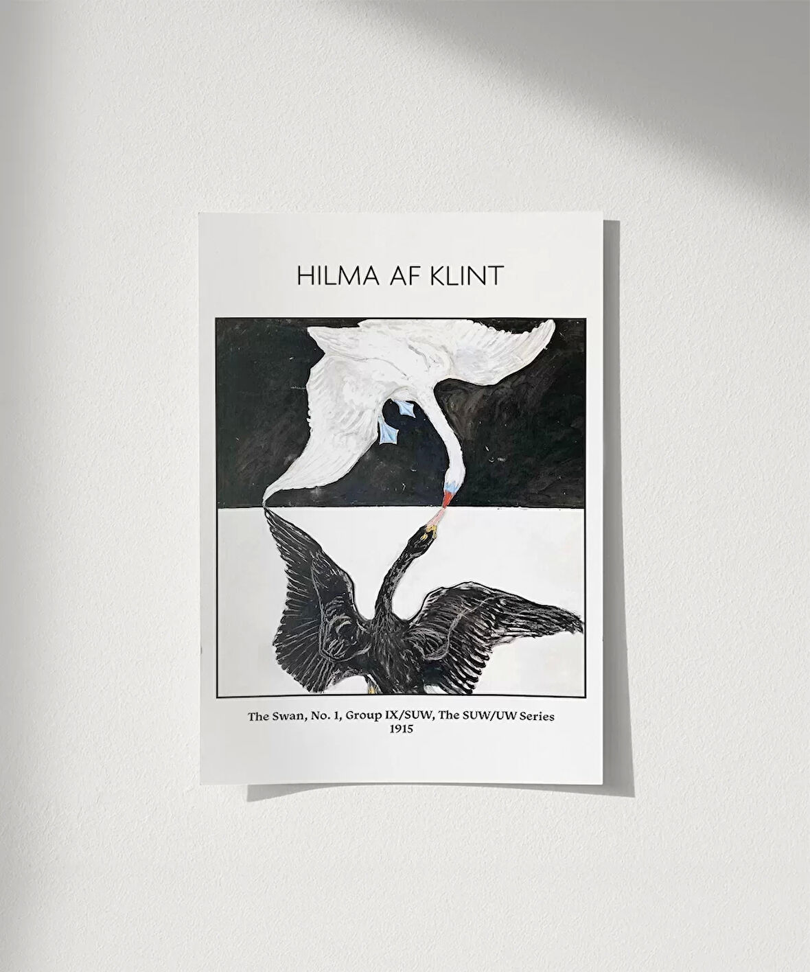 Çerçevesiz Poster Hilma Af Klint Kuğu