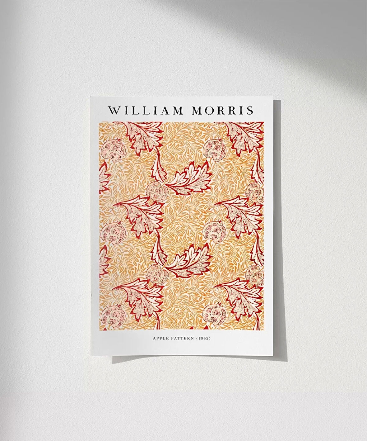 Çerçevesiz Poster William Morris Elme Deseni