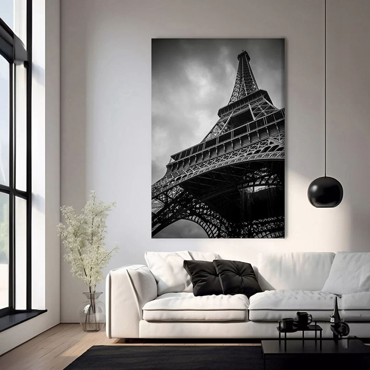 Eyfel'in Gölgesinde Kanvas Tablo