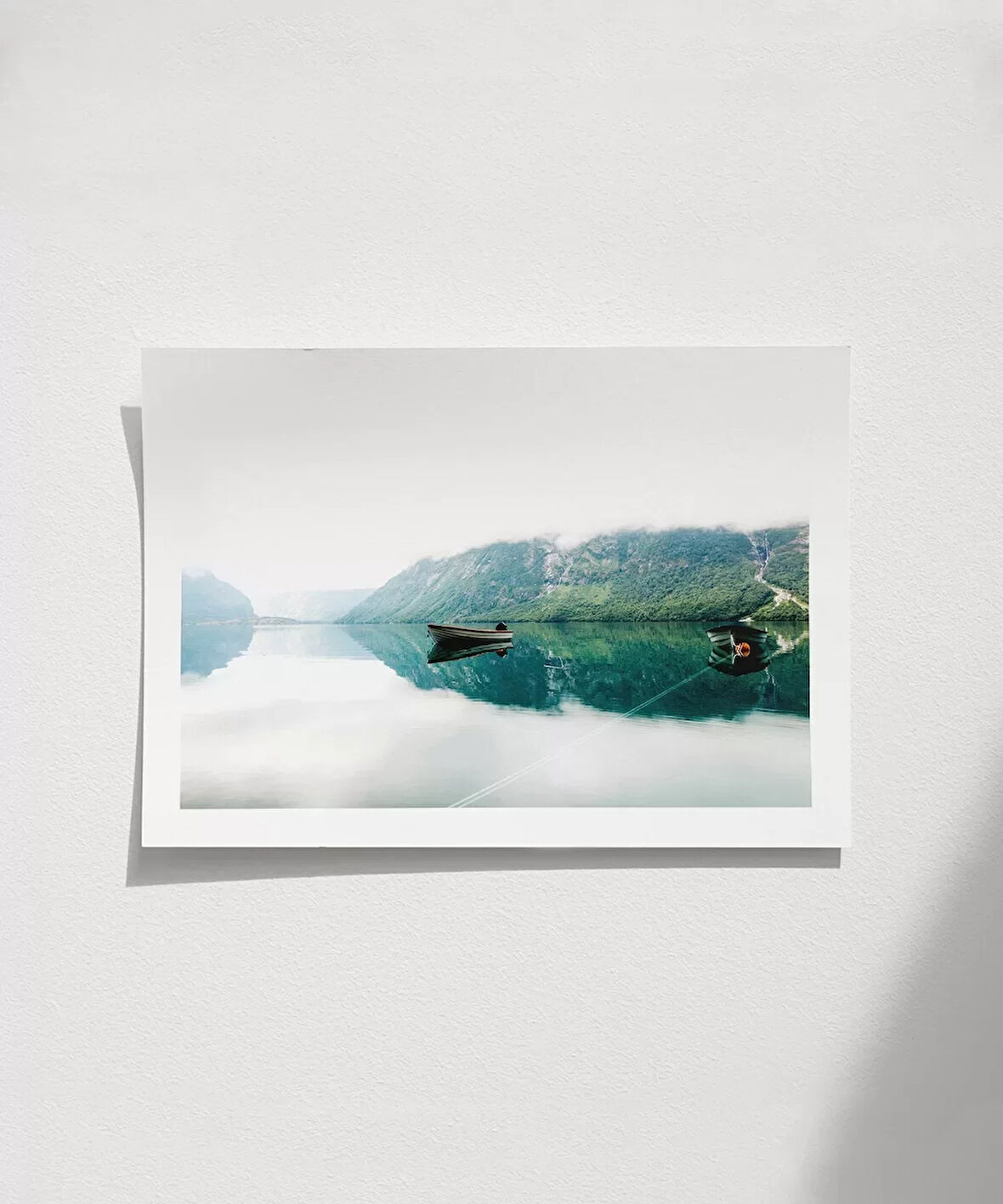 Çerçevesiz Poster Sakin Göl Manzarası