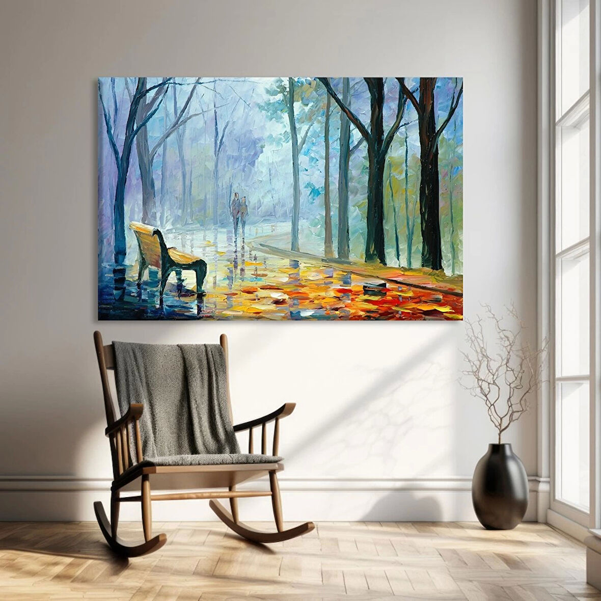 Sonbahar Çayırı Kanvas Tablo