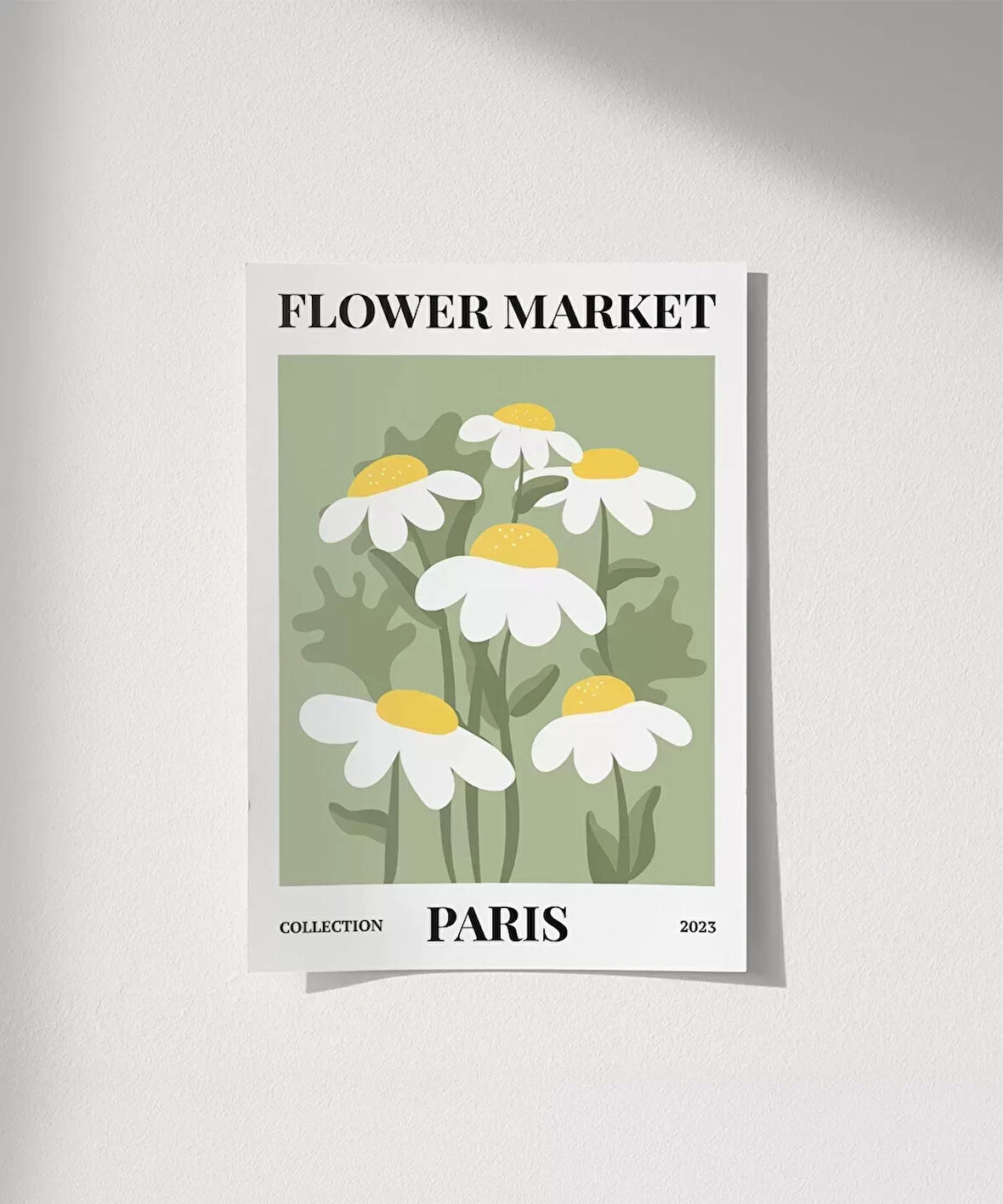 Çerçevesiz Poster Paris'in Neşeli Papatyaları