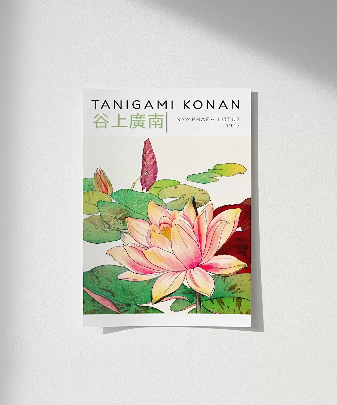 Çerçevesiz Poster Tanigami Konan Nymphaea Lotus