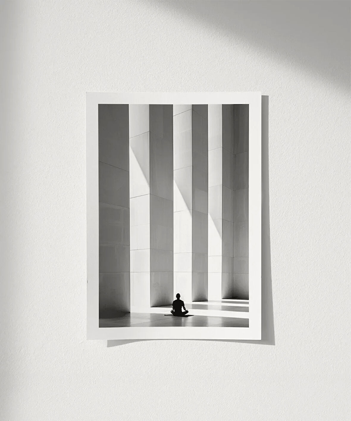Çerçevesiz Poster Sükunetin Merkezinde