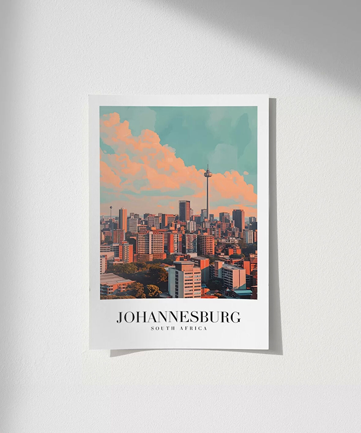 Çerçevesiz Poster Johannesburg Güney Afrika Seyahat