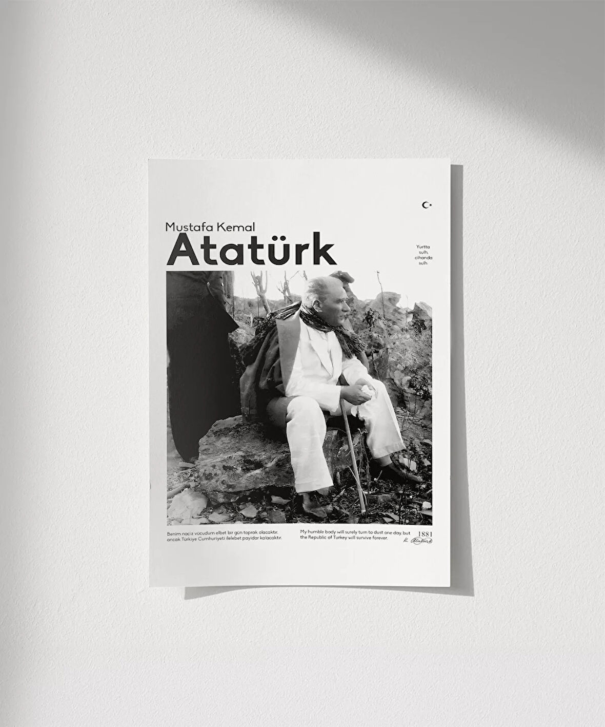 Çerçevesiz Poster Vatan İçin Son Nefes