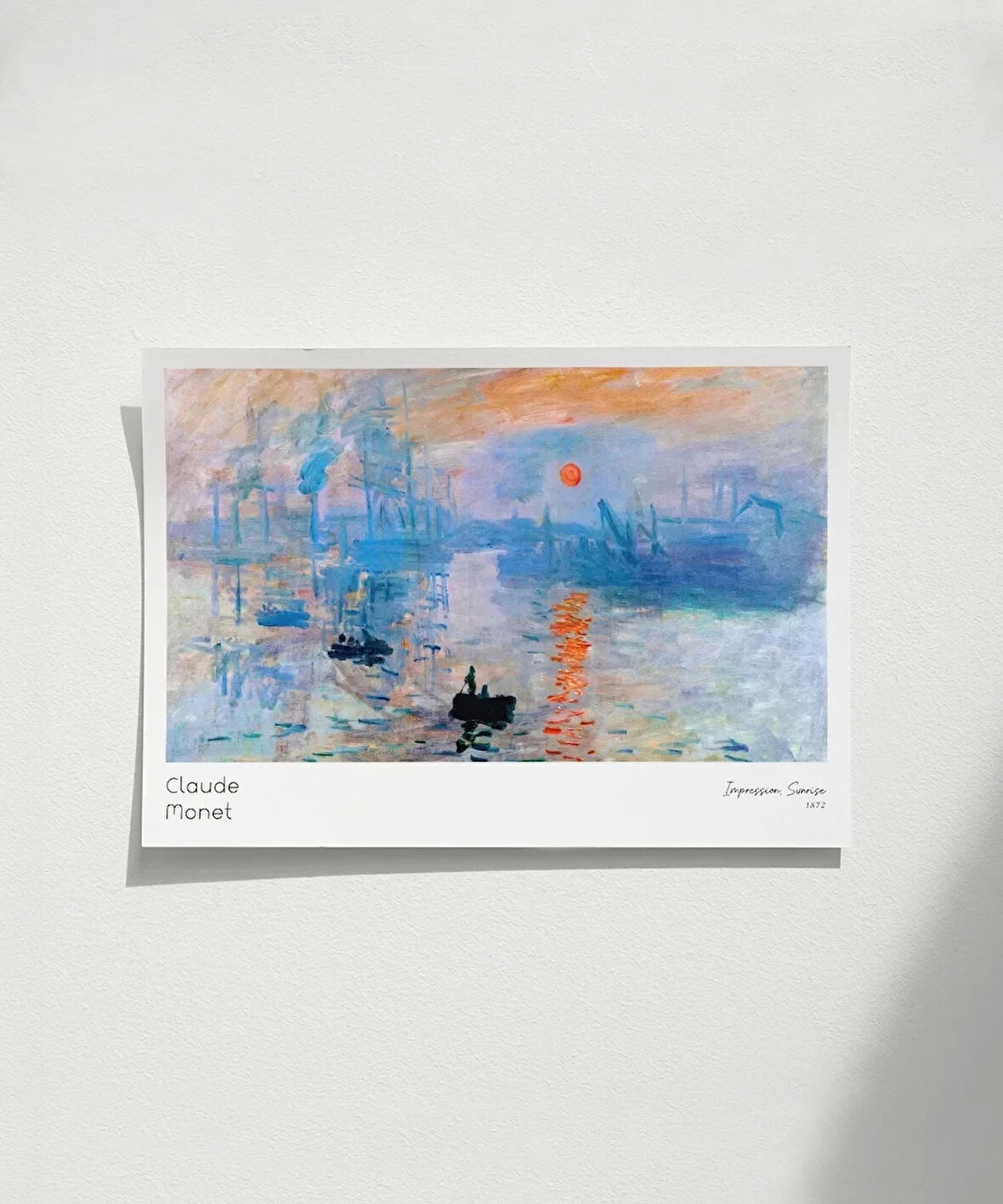 Çerçevesiz Poster Claude Monet Gün Doğumu