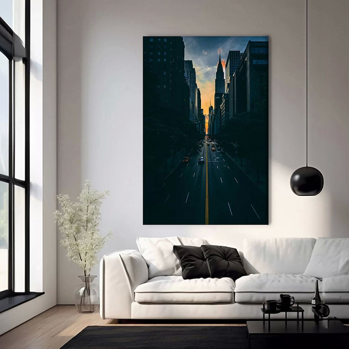 Yeşil Yalnızlık Kanvas Tablo