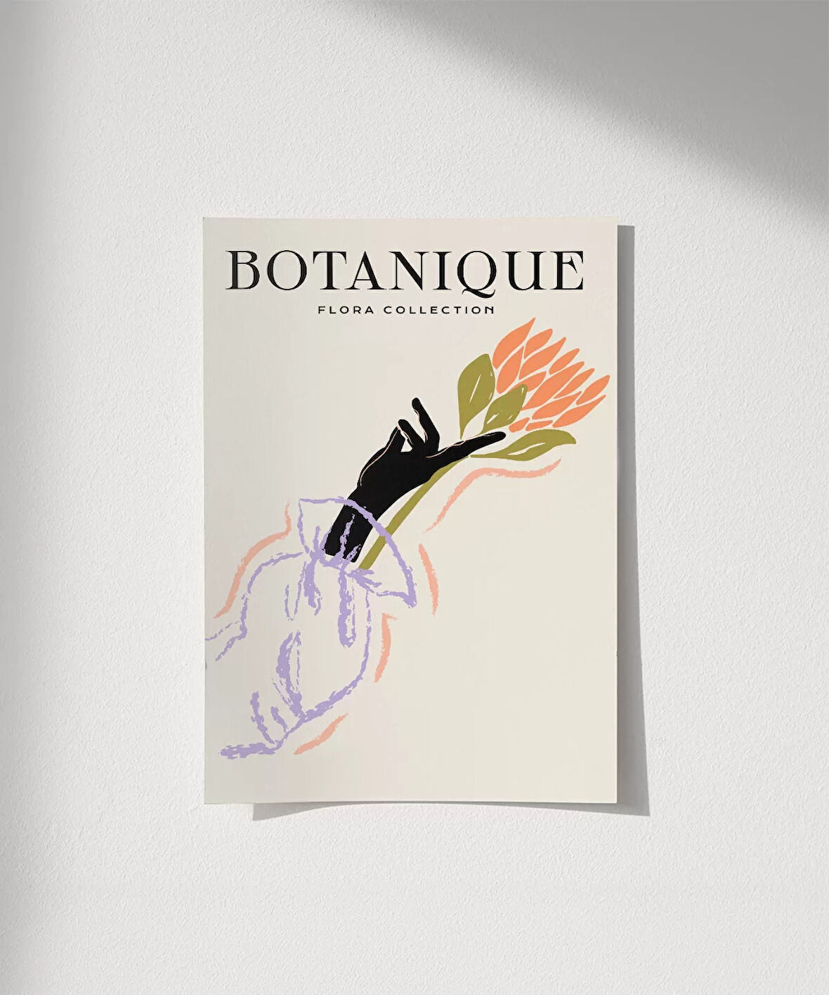 Çerçevesiz Poster Zarif Çiçek Demeti