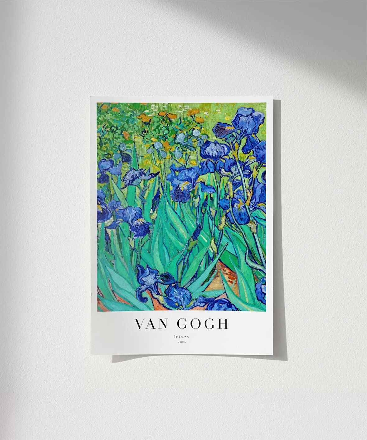 Çerçevesiz Poster Van Gogh Irıses No 1