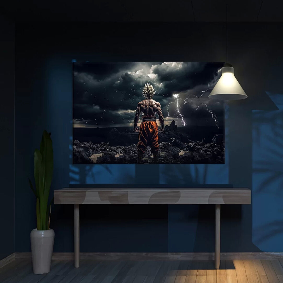 Dragon Ball Fırtına Kanvas Tablo