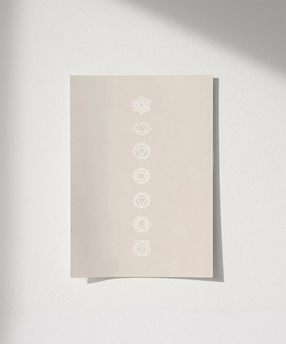 Çerçevesiz Poster Enerji Merkezleri