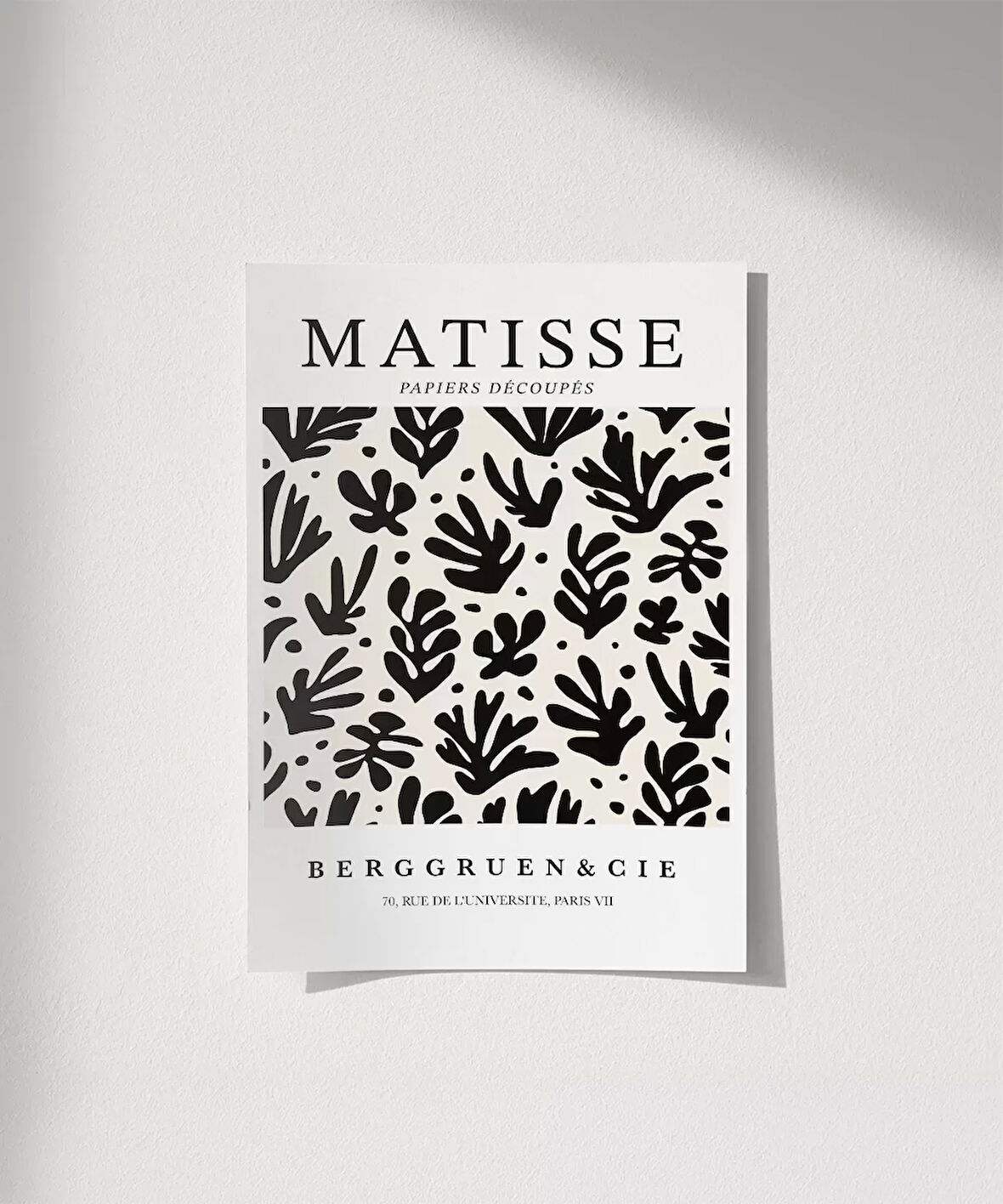 Çerçevesiz Poster Matisse Papiers Découpés No 3