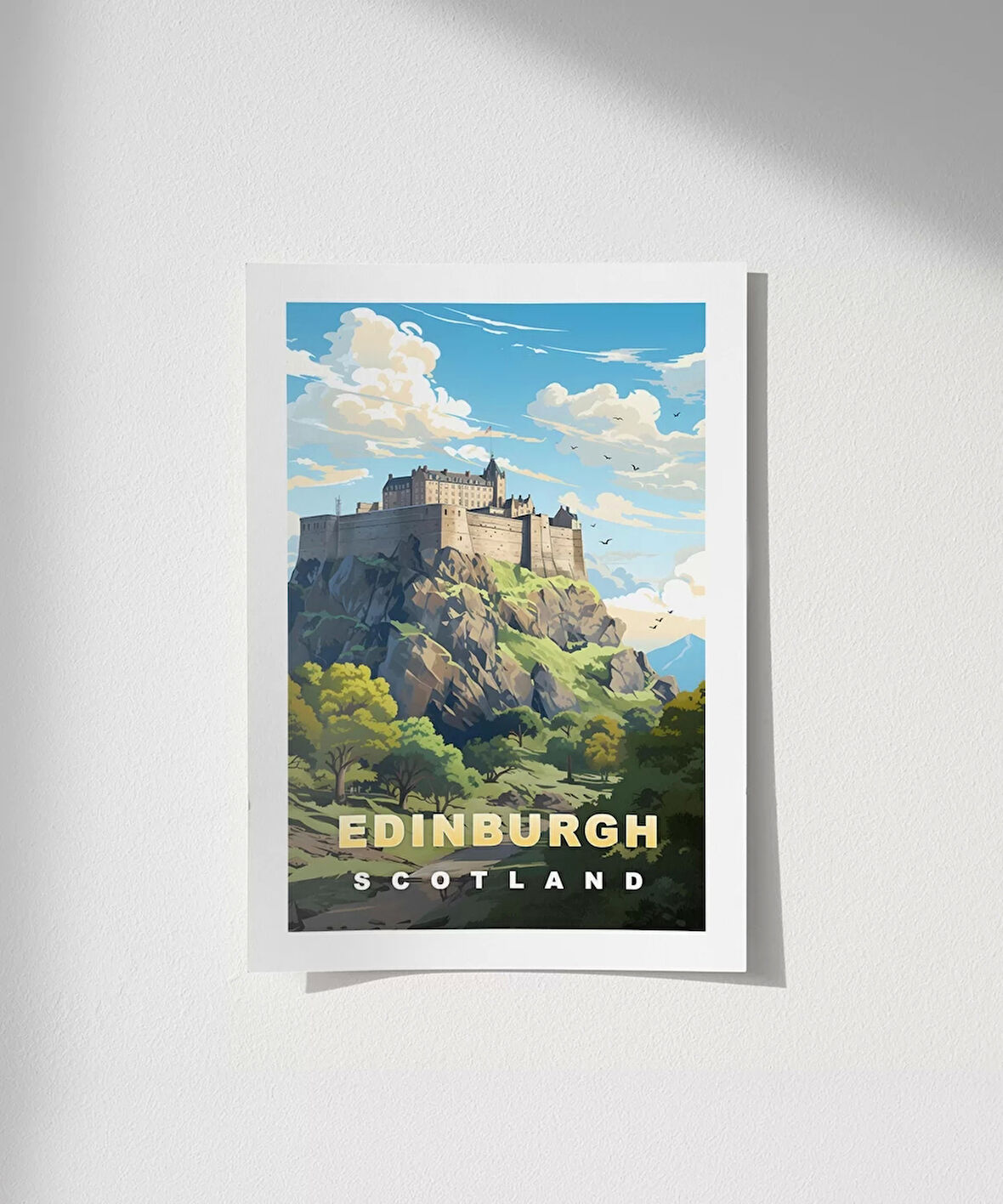 Çerçevesiz Poster Edinburgh Manzarası