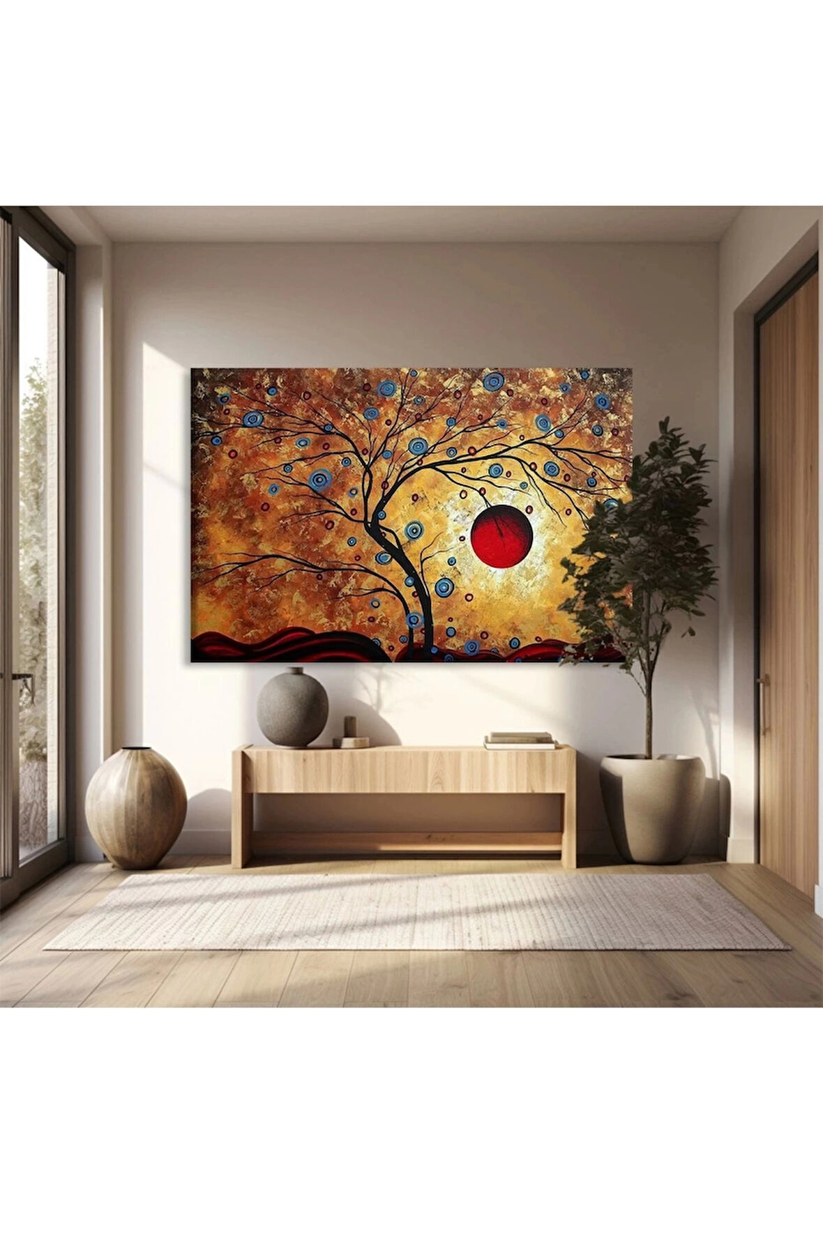 Umut Ağacı Kanvas Tablo