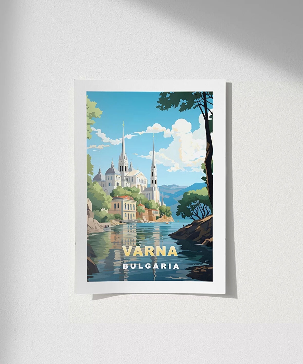 Çerçevesiz Poster Varna’nın İkonik Görünümü