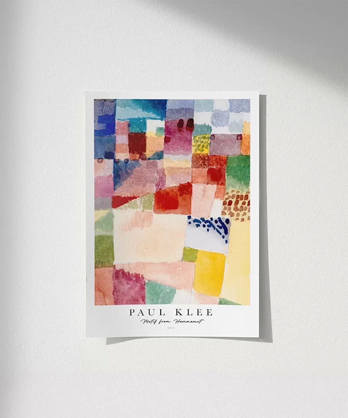 Çerçevesiz Poster Paul Klee Hammamet Motifi