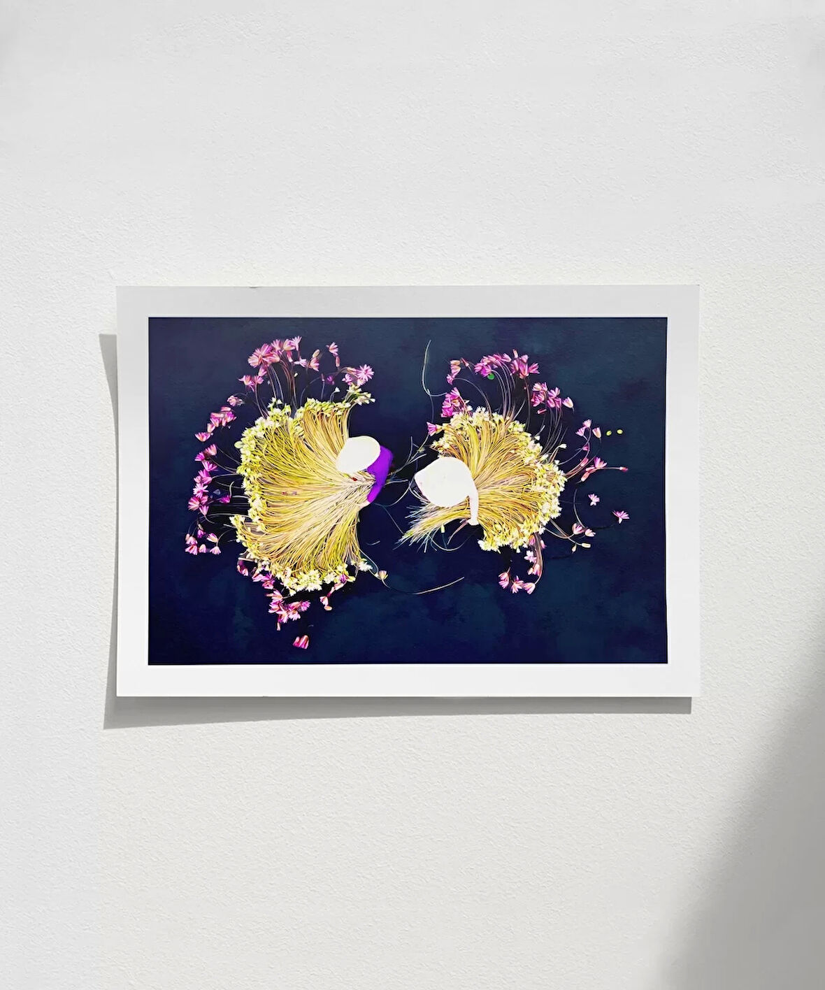 Çerçevesiz Poster Yaprak Yansımaları