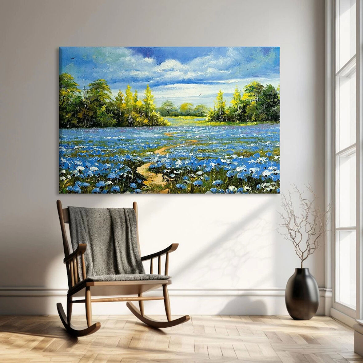 Göletin Sakinliği Kanvas Tablo