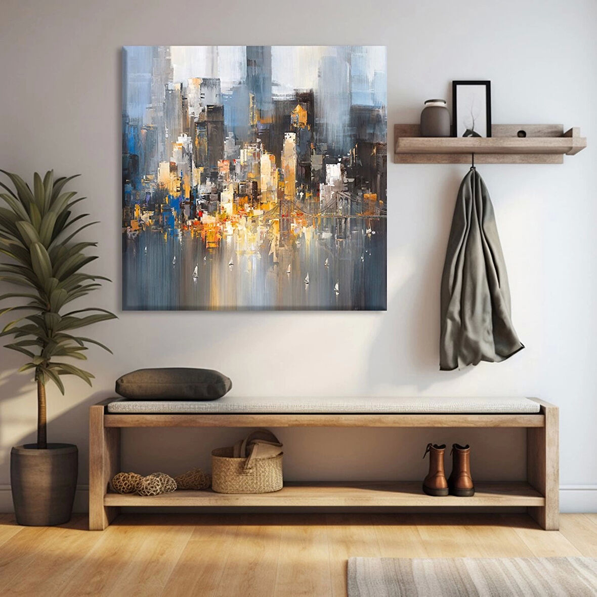 Işığın Dansı Kanvas Tablo