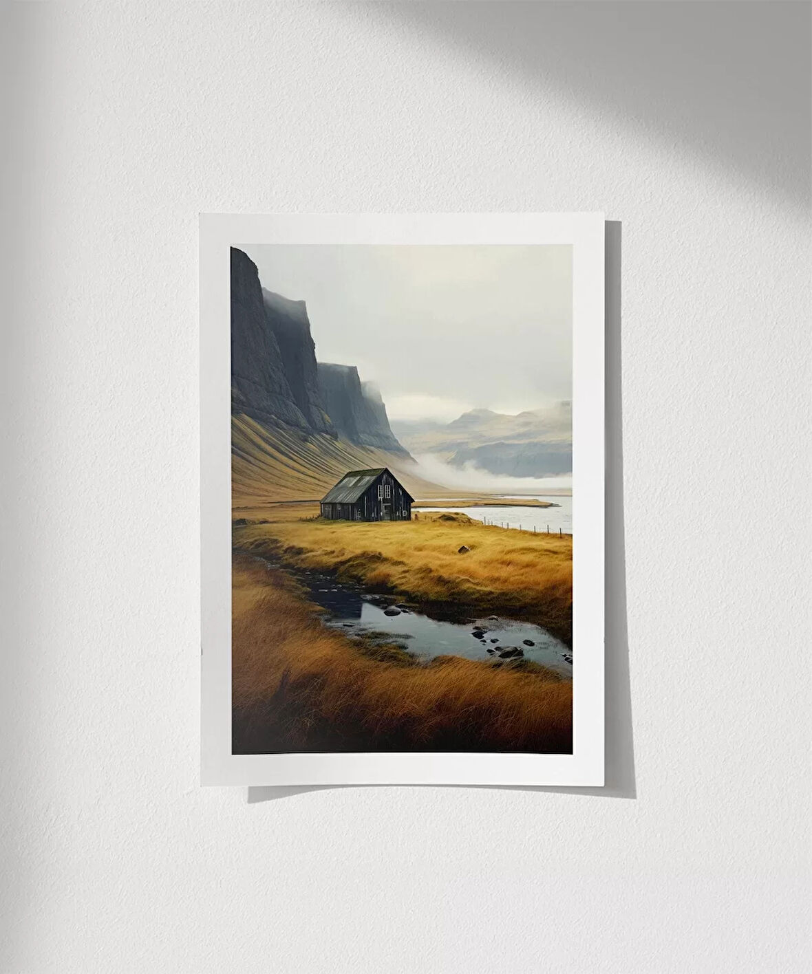 Çerçevesiz Poster Dağların Sessizliği