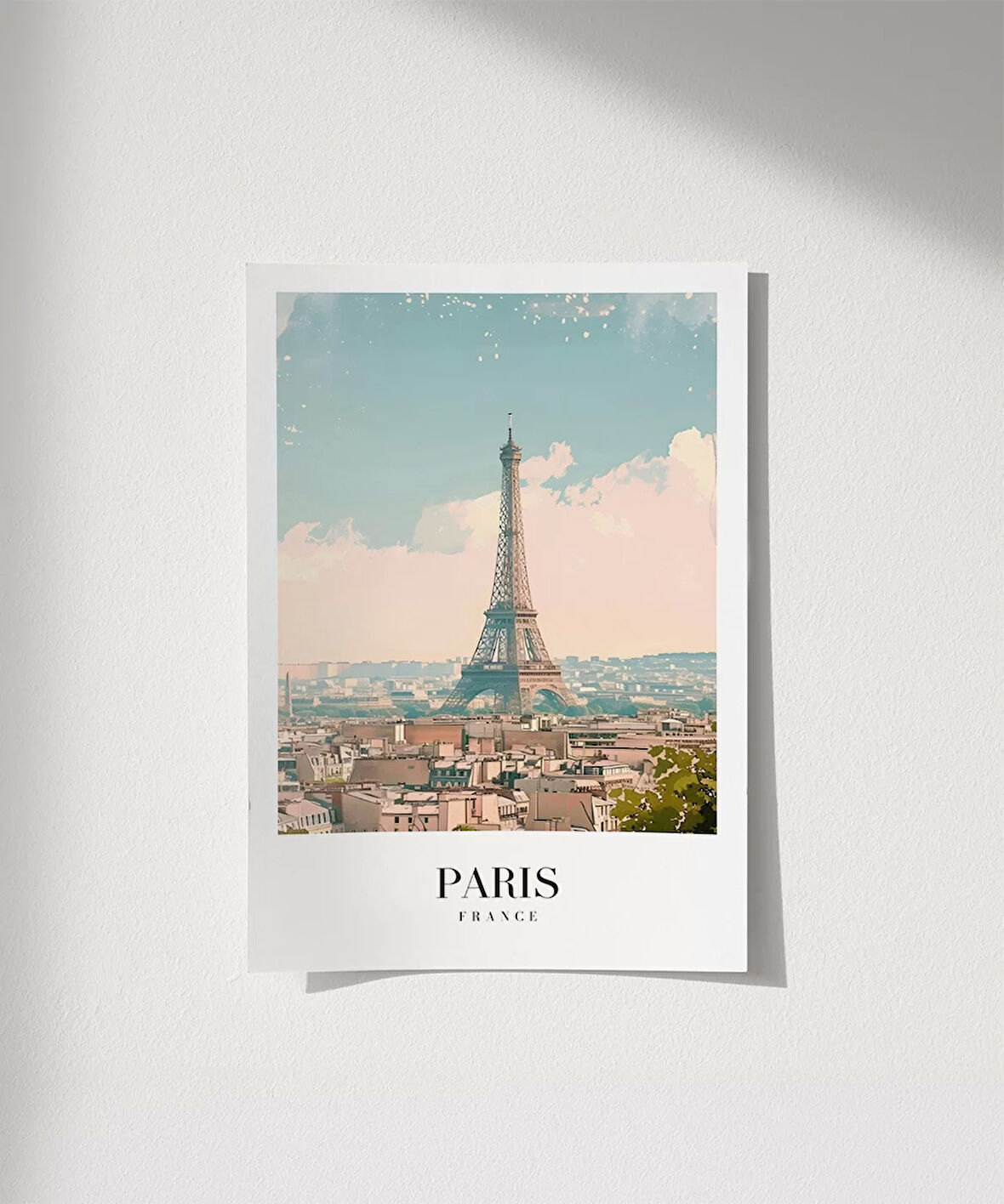 Çerçevesiz Poster Paris’in İkonu