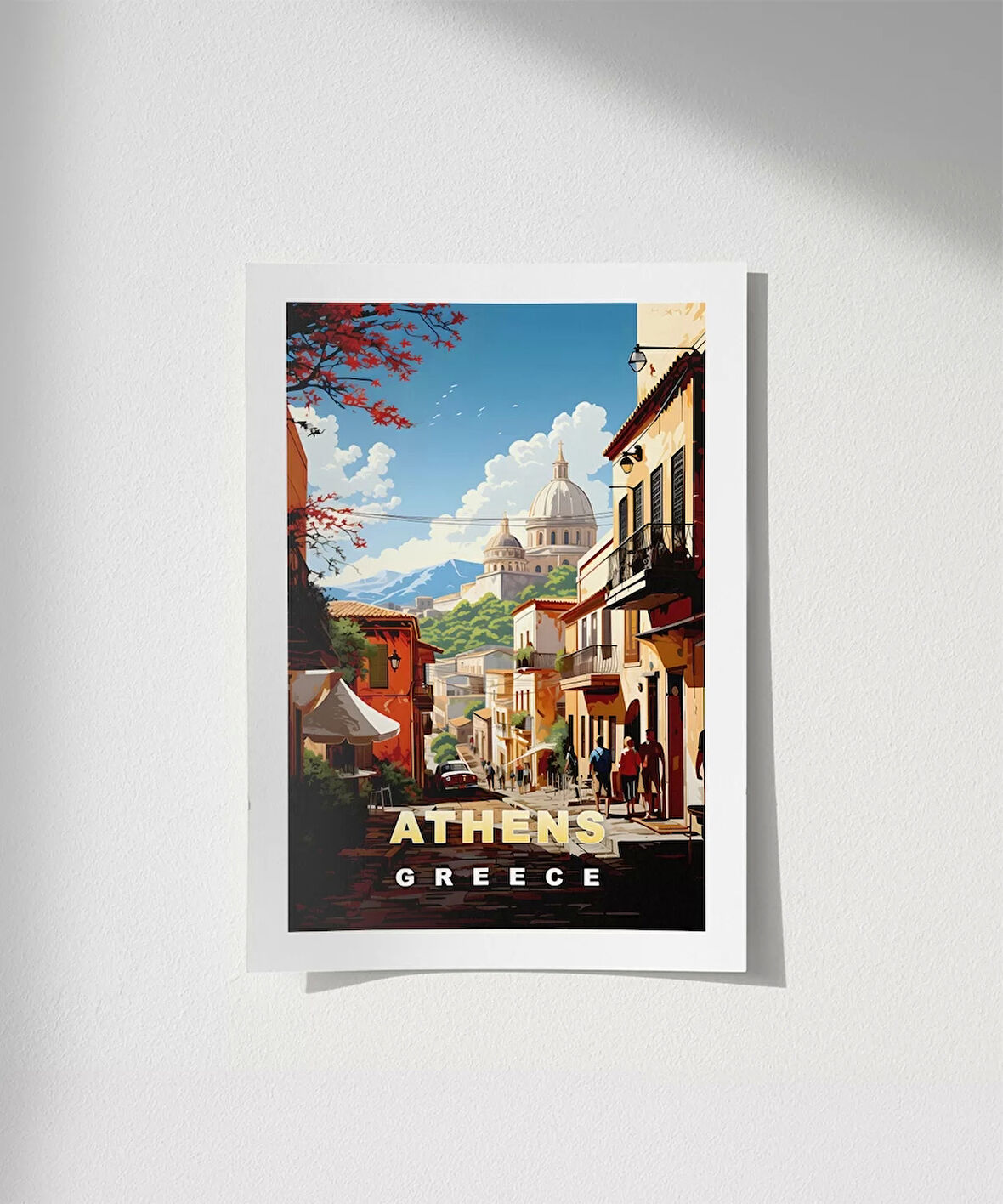 Çerçevesiz Poster Tarih ve Modern Yaşam