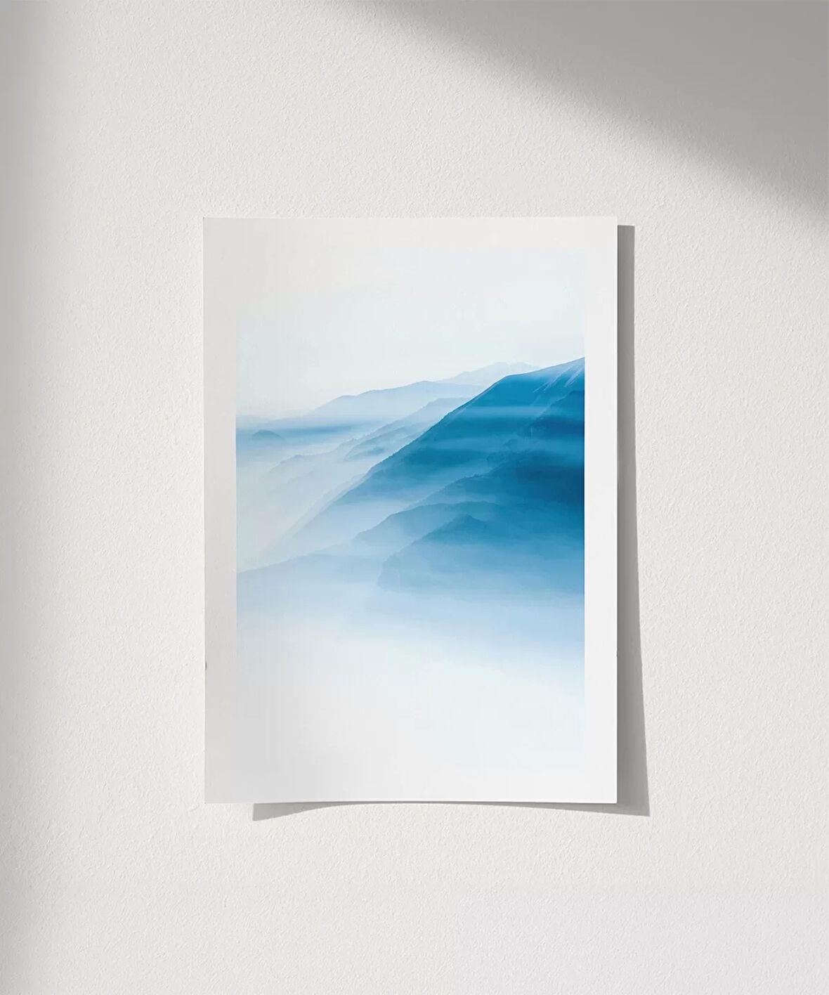 Çerçevesiz Poster Mavi Dağların Sakinliği