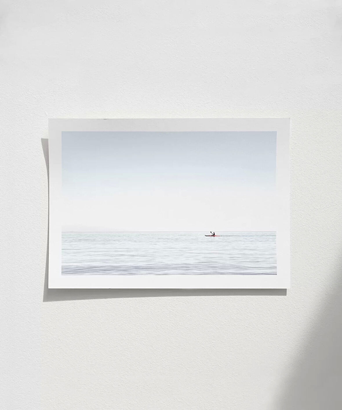 Çerçevesiz Poster Denizde Tek Başına