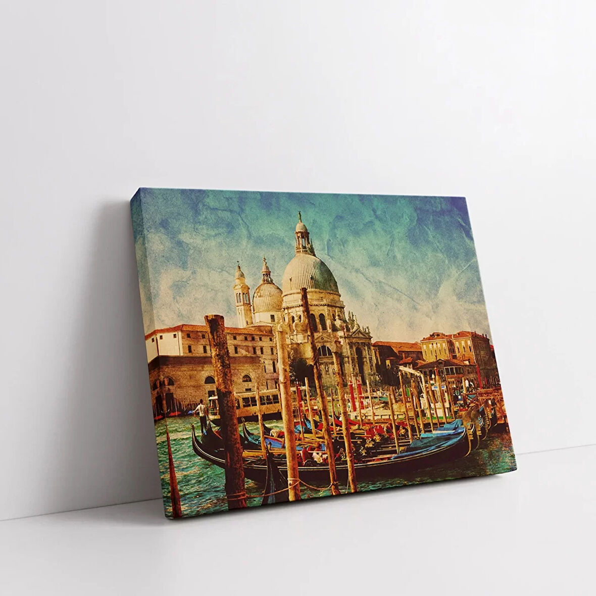 Venedik Günbatımı Kanvas Tablo