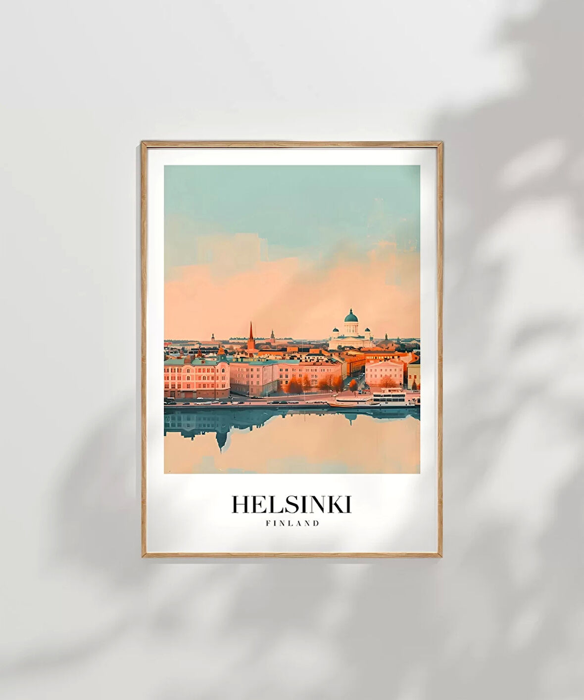 Çerçevesiz Poster Helsinki'nin Serin Sularında