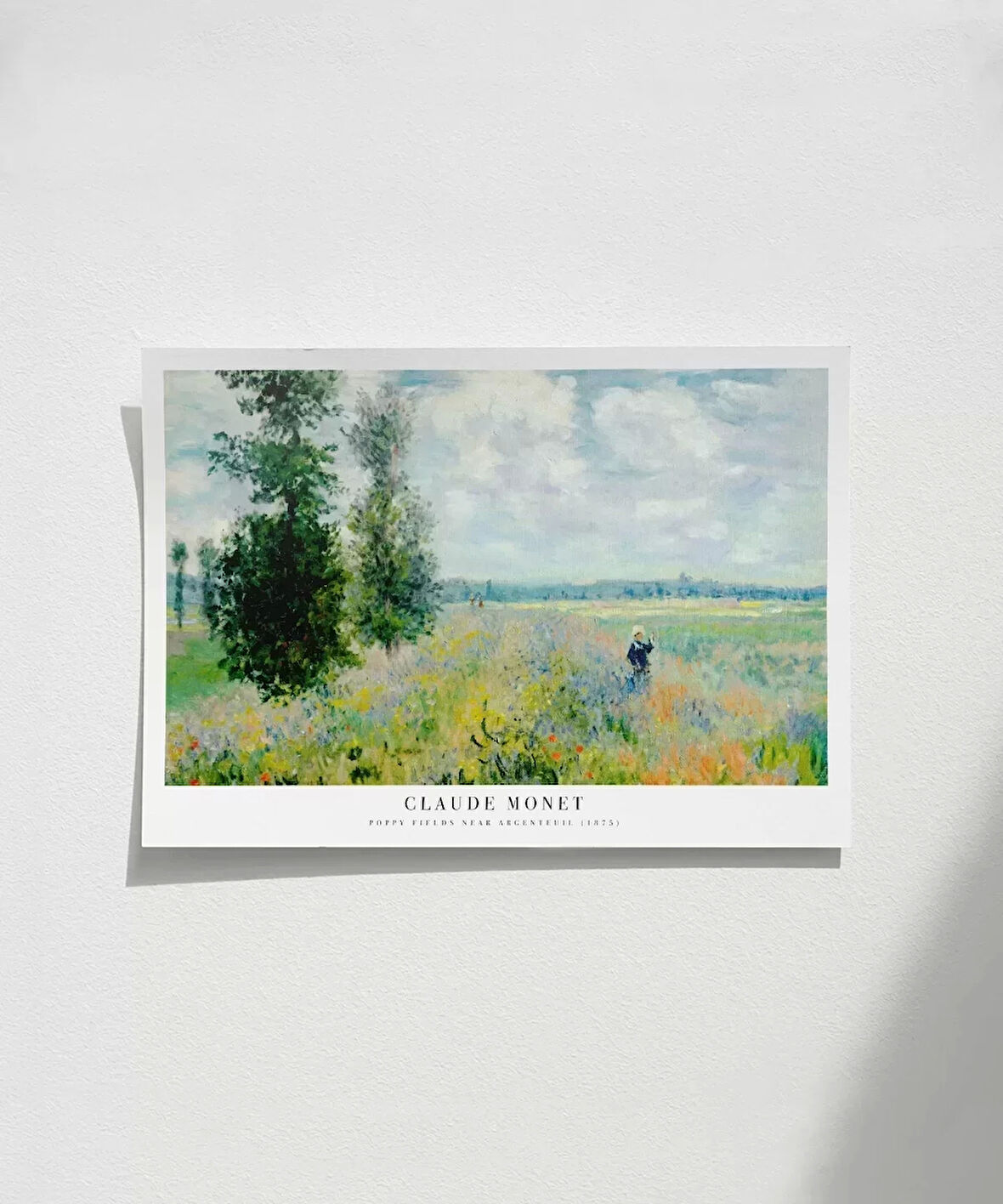 Çerçevesiz Poster Claude Monet Poppy Fields Near Argenteuil
