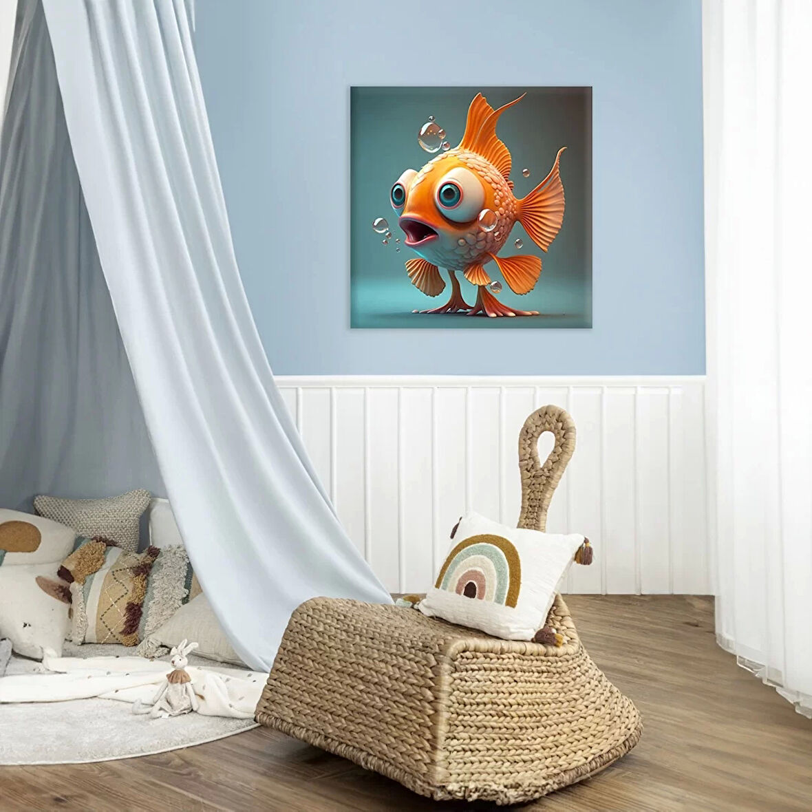 Denizaltı Arkadaşlar Kanvas Tablo