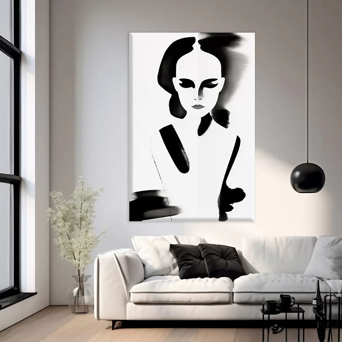 Düşüncenin Profili Kanvas Tablo