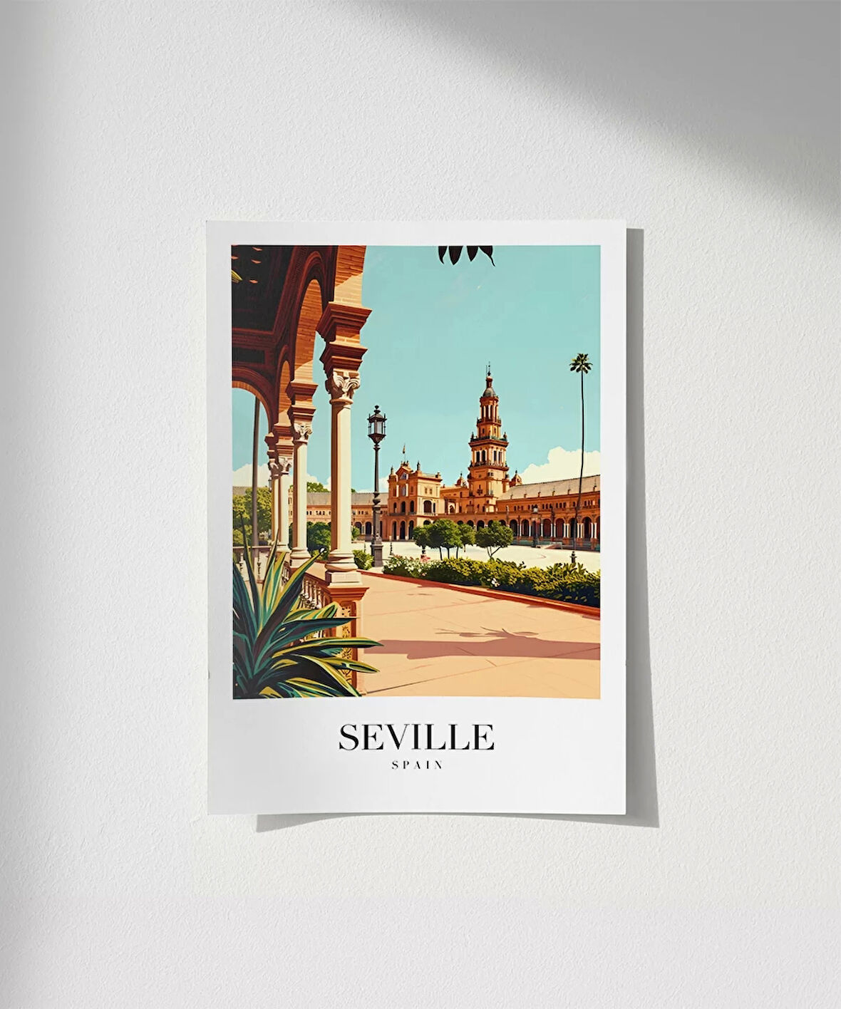 Çerçevesiz Poster Tarihi Sevilla