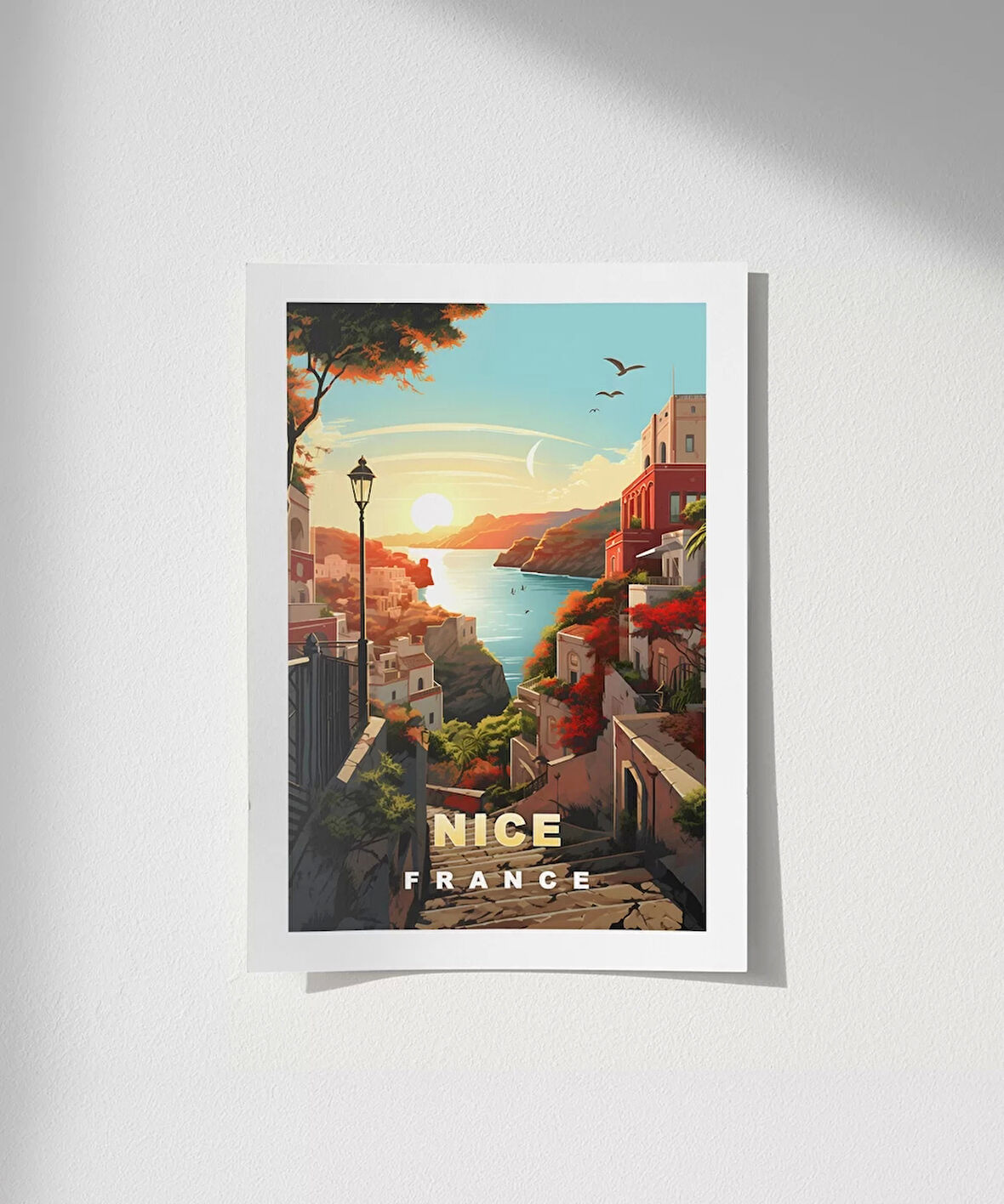 Çerçevesiz Poster Fransa'nın Akdeniz İncisi