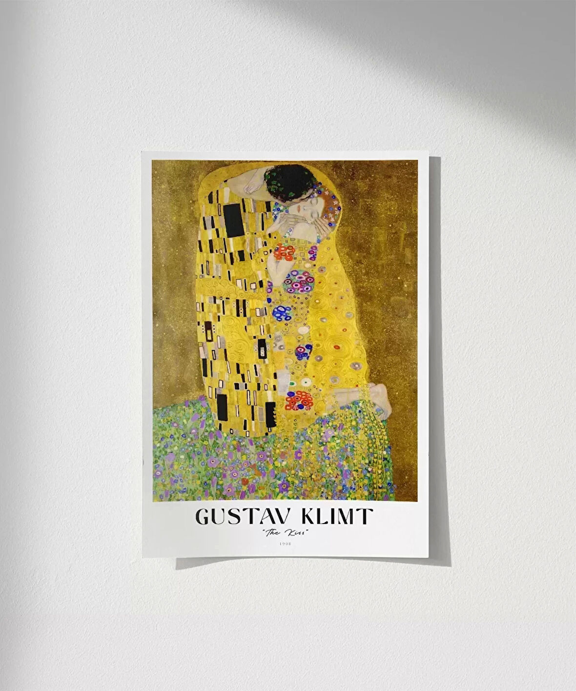 Çerçevesiz Poster Gustav Klimt Öpücük 3