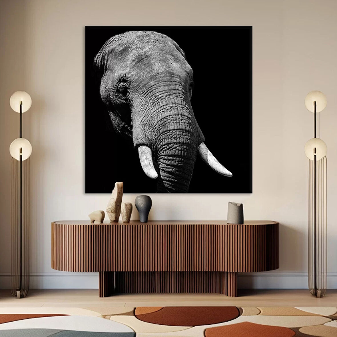 Savana Hikayeleri Kanvas Tablo