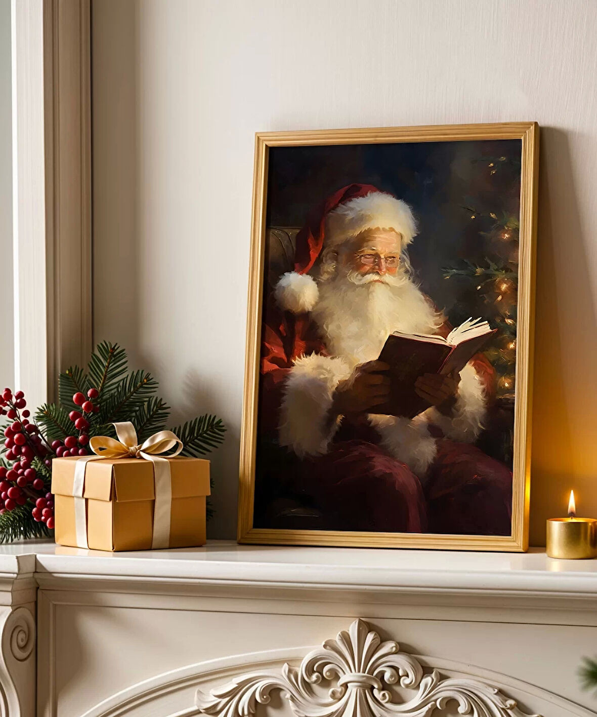 Çerçevesiz Poster Noel Baba'nın Hikayesi