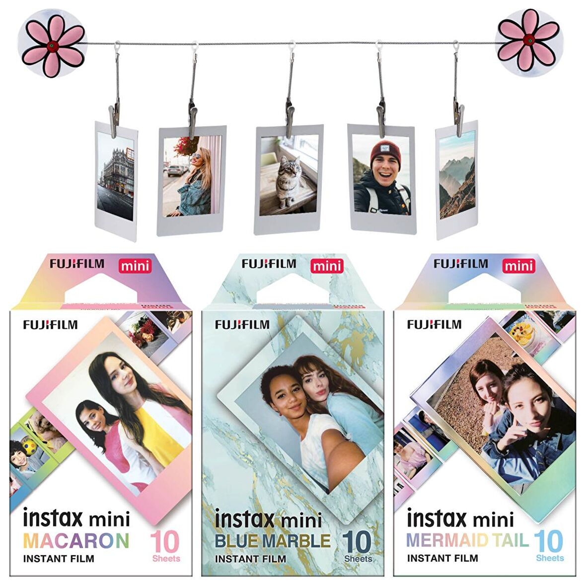 Instax 3'lü Özel Film Hediye Seti 5