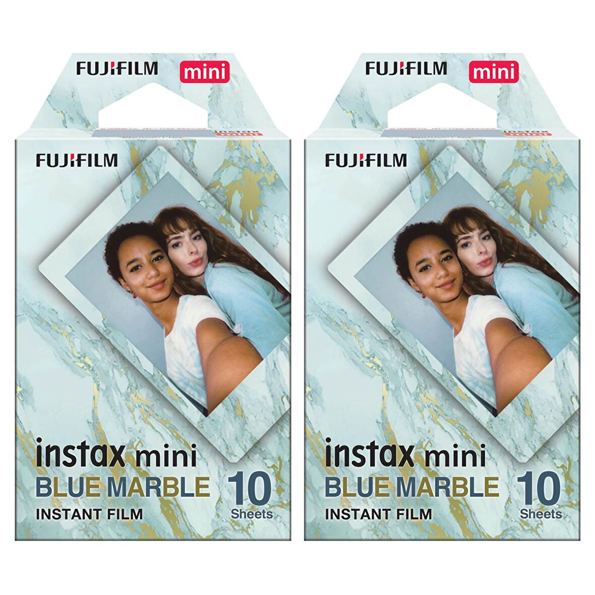 Instax mini Blue Marble 10x2 Film Seti