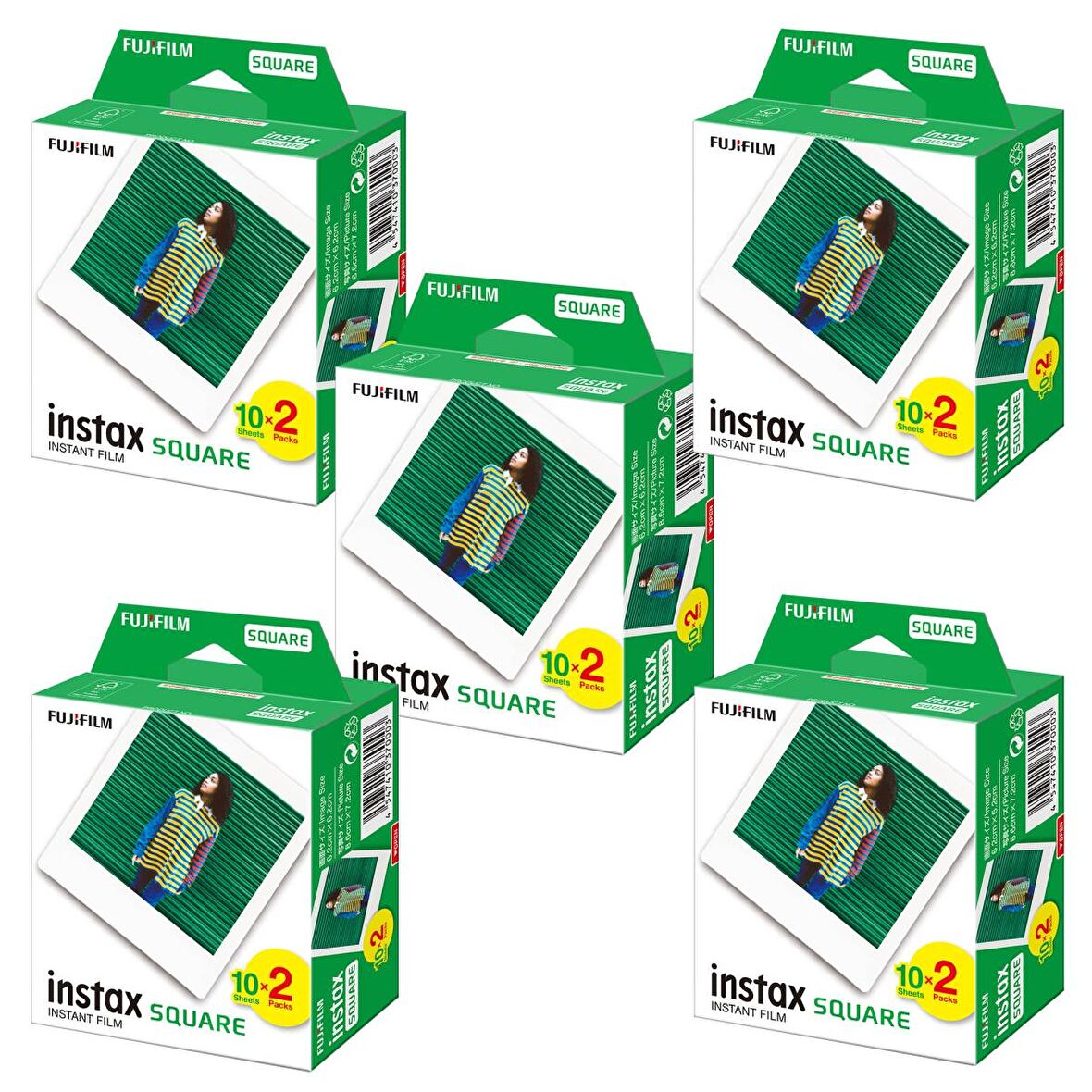 Instax Kare-Square 20'li Film 5'li Set 100 Poz