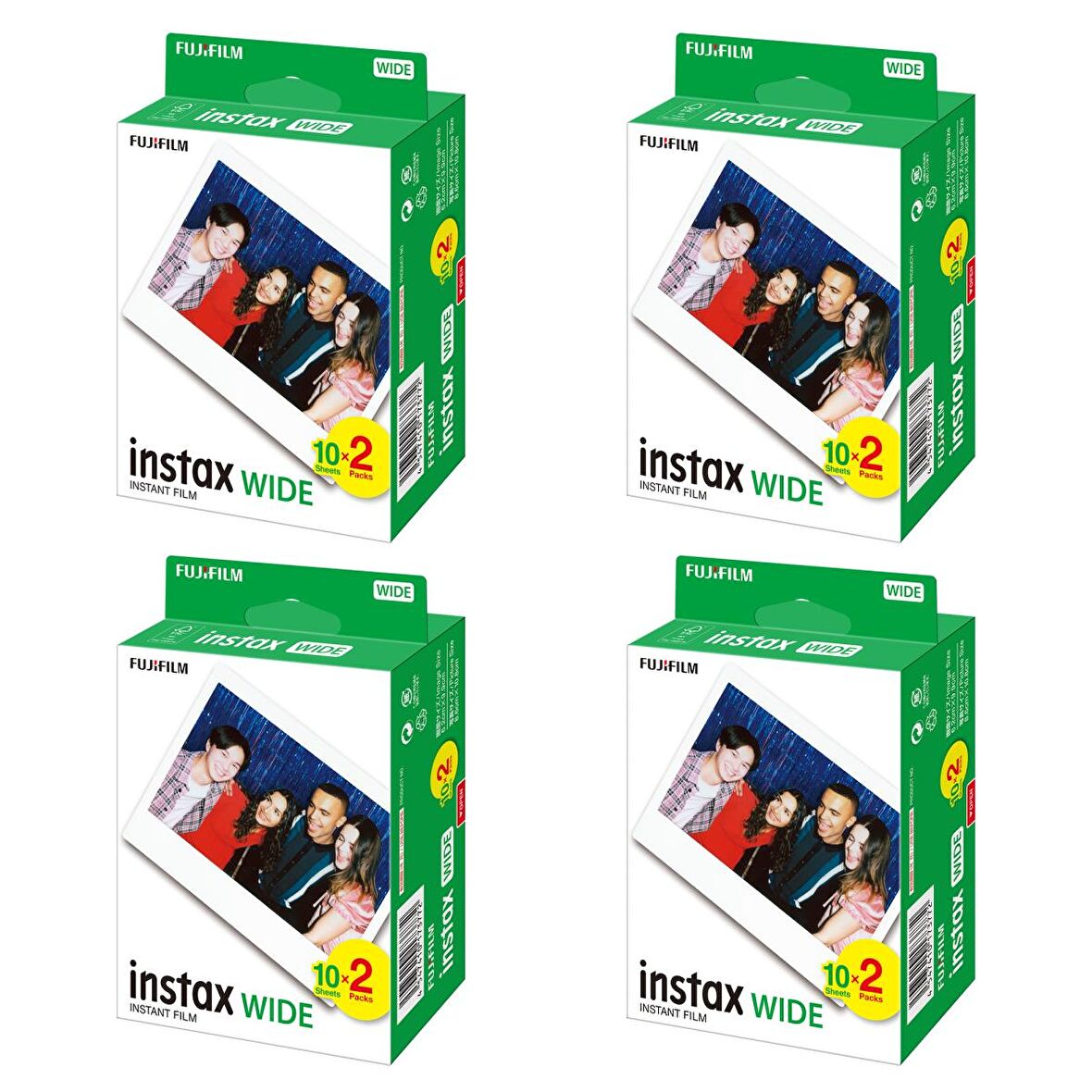 Instax Wide 20'li Film 4'lü Set 80 Poz